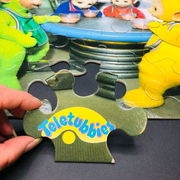 Vintage 1998 TELETUBBIES Characters Lunchtime Jigsaw Puzzle: 24 pcs COMPLETE - Picture 9 of 15